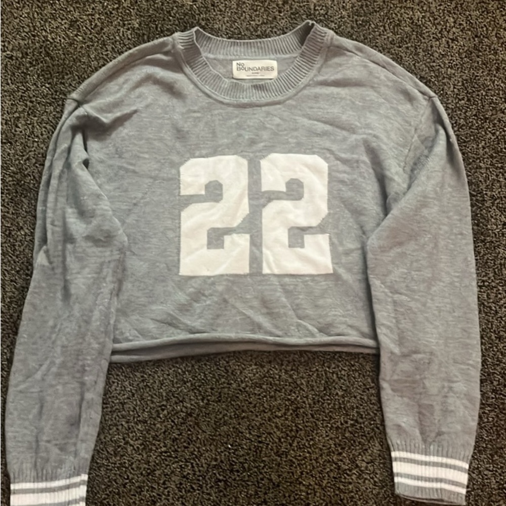 Urban Outfitters Gray Jersey with White Number